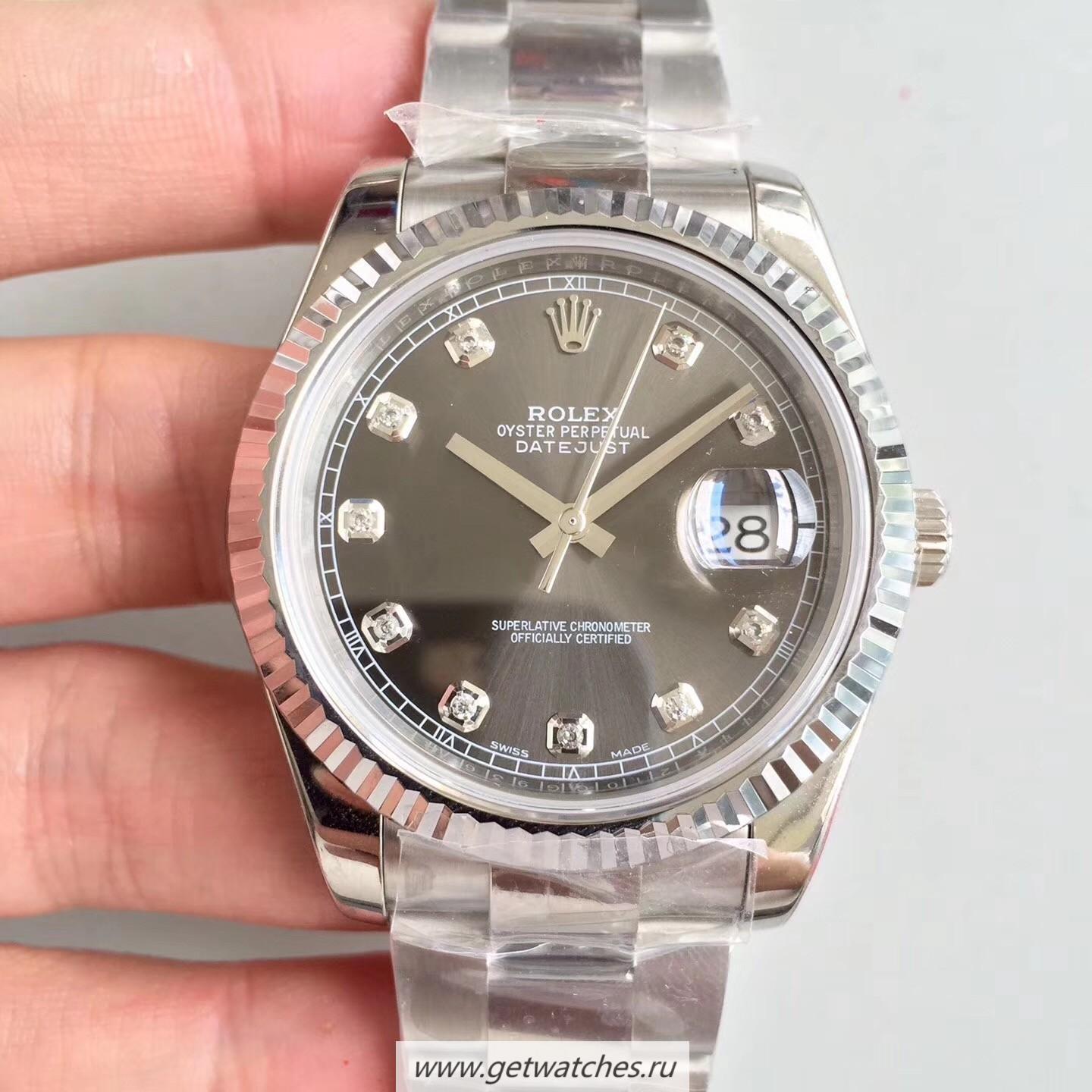 High Quality R01ex Datejust II 126334 41mm Noob Factory SS Anthracite Dial 3235