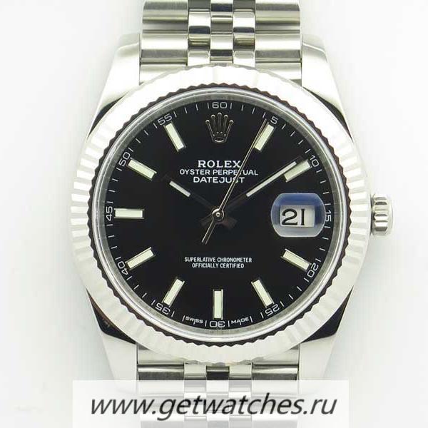 High Quality R01ex Datejust II 126334 41mm Noob Factory SS Black Dial 3235