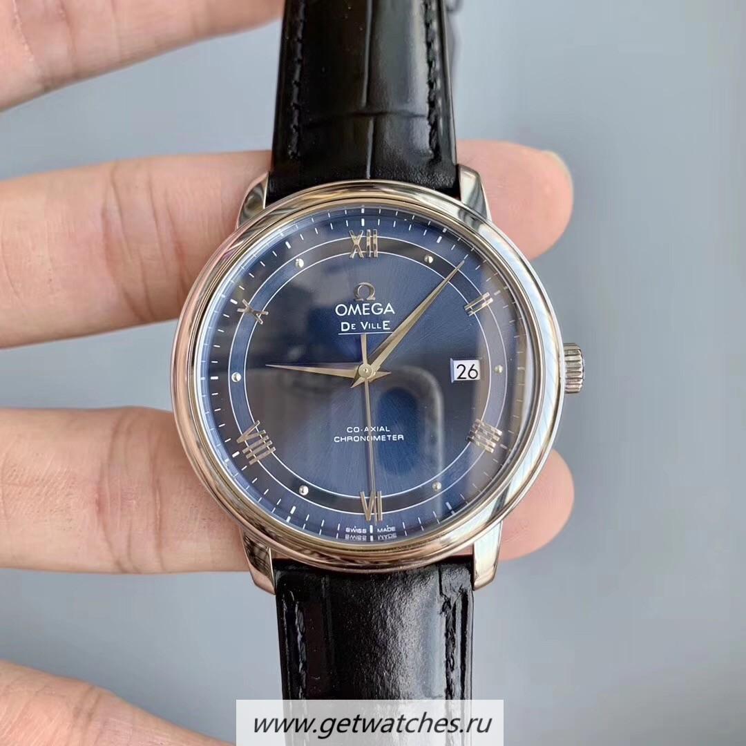 Shop 0me*ga De Ville Prestige Co-Axial 39.5mm 424.13.40.20.03.002 GPF V2 SS Blue Dial 2824
