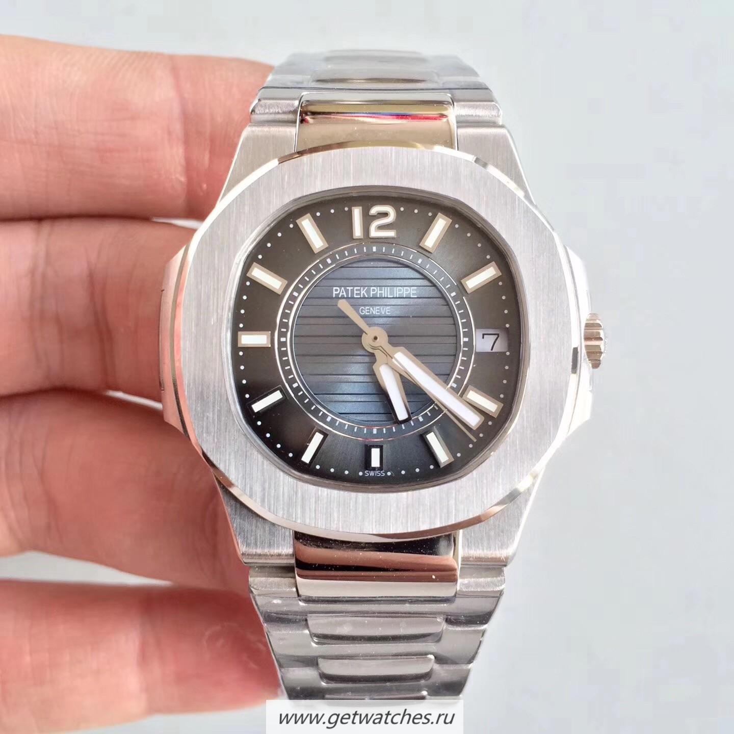 Replica Pat*k Phi1i*pe Nautilus Ladies 7011/1G-010 JJF SS Blue Dial Quartz E23-250 S C