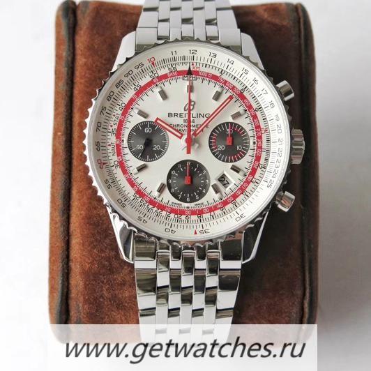 Replica Breitling Navitimer B01 AB01212B1C1A1 air AIF SS White Dial 7750