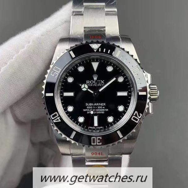 Fake R01ex Submariner No Date 114060 Noob Factory V11 2021 SS 904L Black Dial 2836